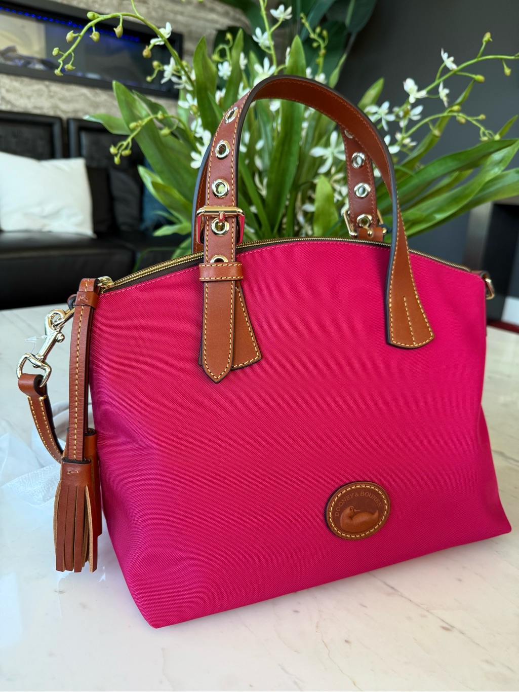 New Dooney & Bourke Nylon Trina Satchel